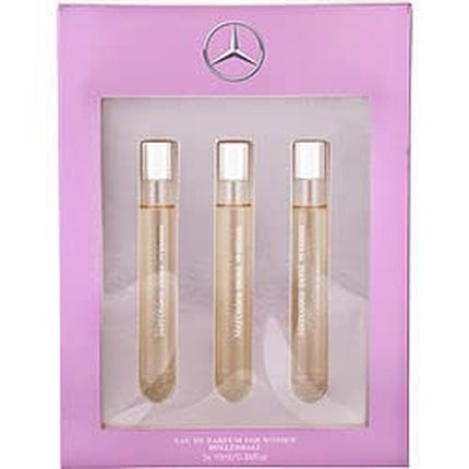 Mercedes Benz Woman Eau de Parfum Rollerball 0.33oz Mini - Pack of 3 Mercedes Benz