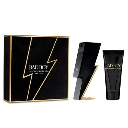 Carolina Herrera Bad Boy Pour Homme Coffret 100ml Eau de Toilette Spray and 100ml Shower Gel Carolina Herrera