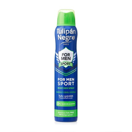 Black Tulip Sport Deodorant Spray for Men Blue 200ml Tulipan