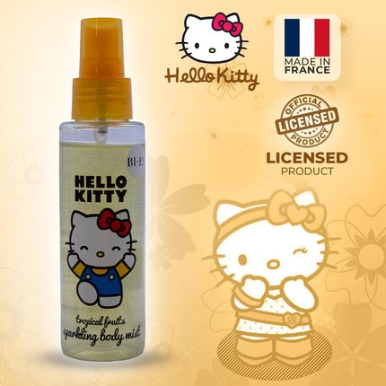 Hello Kitty Sanrio Sparkling Body Mist for Girls - Tropical Fruit Scent Bizzico