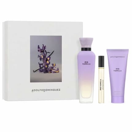 Adolfo Dominguez Iris Vainilla Set 3 Pieces Coffret (Coffret) Mixte 120ml