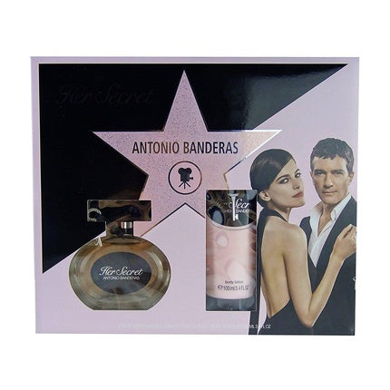 Antonio Banderas Her Secret Eau de Toilette 50ml and Body Lotion 100ml Antonio Banderas