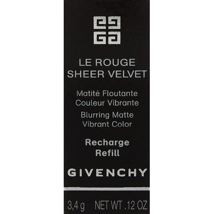 GIVENCHY Le Rouge Sheer Velvet Refill No.27 Infused Red 3.4g