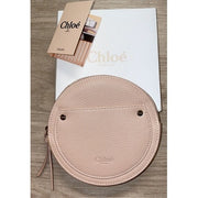 Chloé Round Clutch Pouch - Beige Loght Pink / Blush