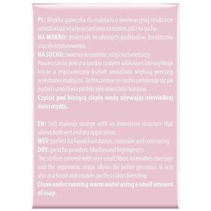 Wibo Pro Beauty Flock Sponge Makeup Sponge For Wet And Dry Use