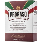 Proraso Red After Shave Balm Nourishing Aftershave Balm With Sandalwood Fragrance (Fragrance) Mixte 100ml