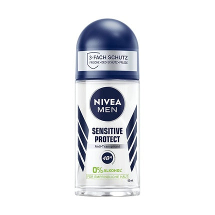 Nivea men Sensitive Protect Deo Roll-On Antiperspirant for Sensitive Skin 50ml Nivea