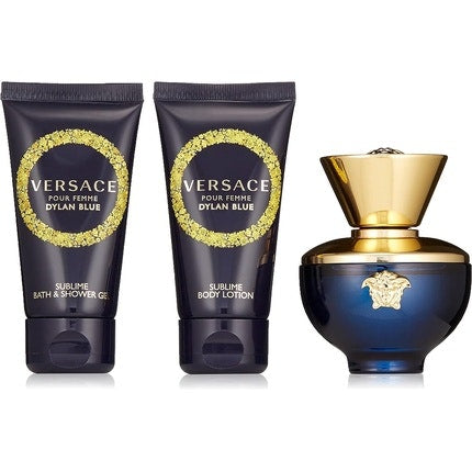 Versace Pour Femme Dylan Blue Eau De Parfum 50 Ml Shower Gel 50 Ml Body Lotion 50 Ml