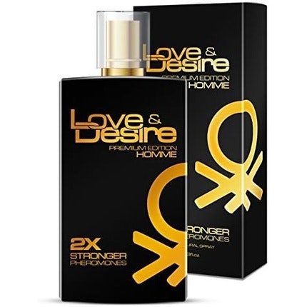 Love and Desire Gold Premium Edition Pheromones Eau de toilette  Pour Homme 100ml Love & Desire