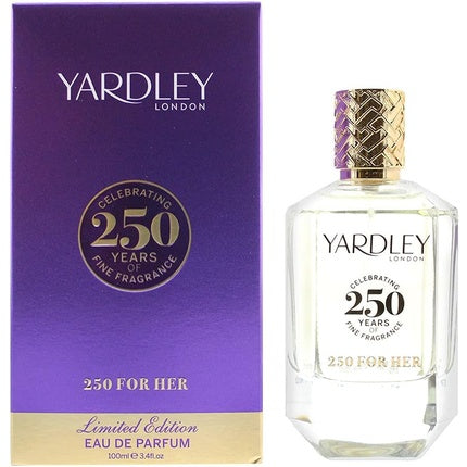 Yardley London Limited Edition 250th Eau de Parfume For Her 100ml Yardley London