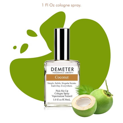 Demeter Coconut Cologne and Eau de Cologne (EDC) Femme 30ml