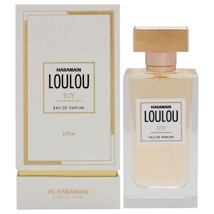 Al-Haramain Loulou Joy Parfum  pour femme  and Men Long Lasting Body Spray Avec Grapefruit, Jasmine, and Patchouli Notes 3.33 oz, 1oz équivaut à 30ml Eau de parfum  Spray Al-Haramain