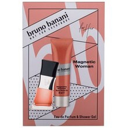Bruno Banani Magnetic Woman Gift Set And Shower Gel Eau de Parfum 30ml pour femme