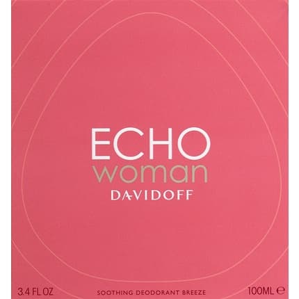 Davidoff Echo Deodorant Breeze 3.4 Fluid Ounce pour femme
