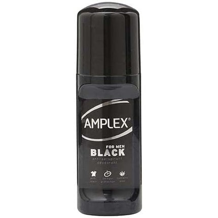 Amplex Black For Men Anti-Perspirant Deodorant Roll-On 50ml Amplex