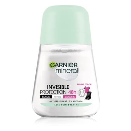 Garnier Invisible Rollon Mineral Antiperspirant For Longlasting Freshness Déodorant (Déo) Mixte 50ml