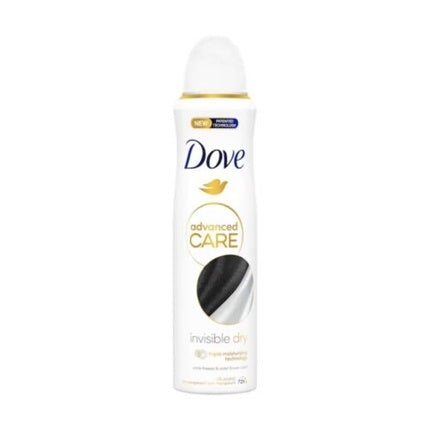 Dove Advanced Care Invisible Dry Deodorant Spray with Anti-Smudge Formula 150ml Dove