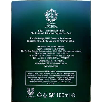 Brut Original Aftershave par Brut Fragrance (Fragrance) Mixte 100ml