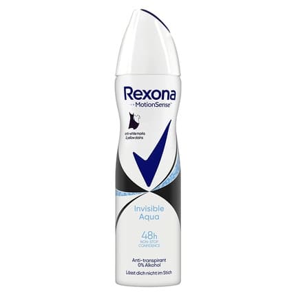 Rexona Anti-Perspirant Deodorant MotionSense Invisible Aqua Déodorant (Déo) Mixte 150ml
