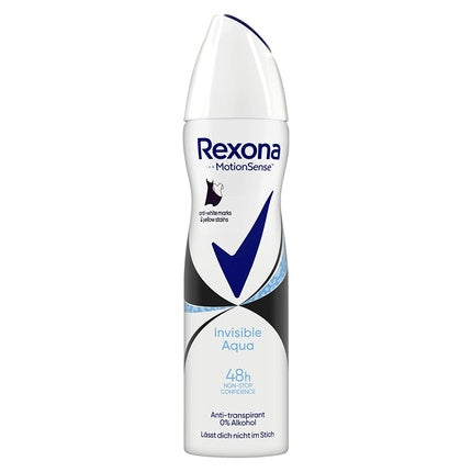 Rexona Anti-Perspirant Deodorant Spray MotionSense Invisible Aqua 150ml Rexona