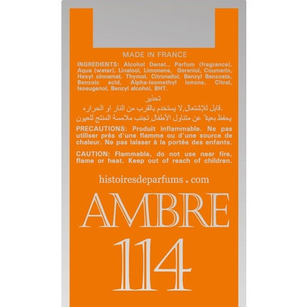 HISTOIRE DE PARFUMS Hist Coul Ambre 114 EDP Vapo 120ml Histoire De Parfums