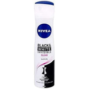 Nivea Invisible Black & White Clear Spray Antiperspiring 150ml