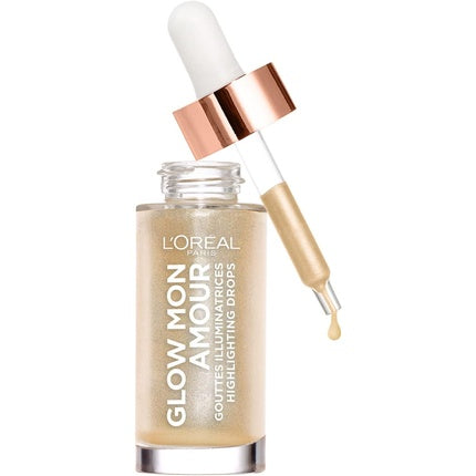 L'Oreal Paris Highlighting Drops Glow Mon Amour Sparkling Love Liquid Formula with Nourishing Coconut Oil 01 Sparkling Love 15ml - L'Oréal Paris