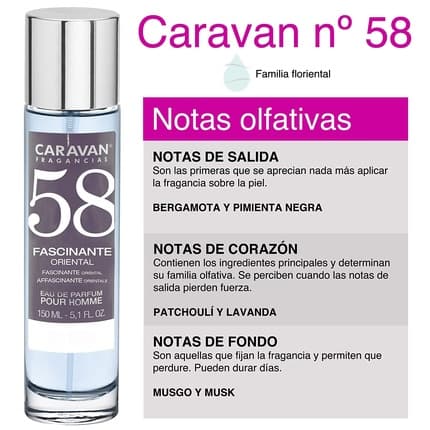 Caravan Fragancias No. 58 Eau de Parfum (EDP) Homme 150ml