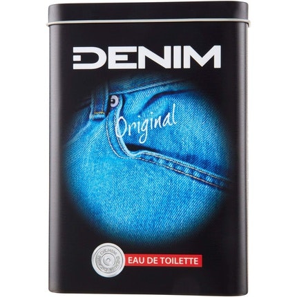 Denim Eau De Toilette Spray in Original Metal Box Pour Homme 100ml Denim