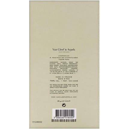 Van Cleef & Arpels Collection Extraordinaire Bois D'Iris Eau de Parfum (EDP) Mixte 75ml