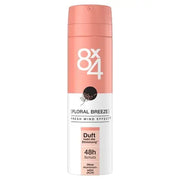 8X4 Floral Breeze Deodorant Spray with Floral-Fruity Scent 150ml Hidrofugal