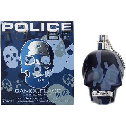 Police to Be Camouflage Blue Eau De Toilette 75ml Maison des fragrances