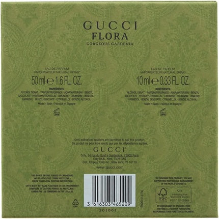 Gucci Flora Gorgeous Gardenia 2 Piece Gift Set: Eau De Parfum 50ml Gucci