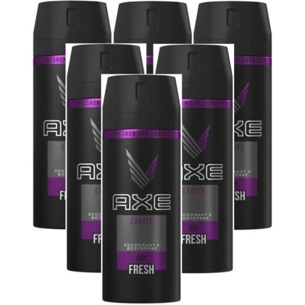 Axe Deodorant Body Spray 150ml - Pack of 6 Axe/Lynx