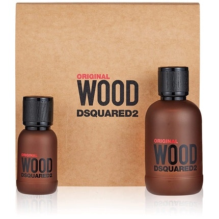 Dsquared2 Original Wood Eau De Parfum 100ml and Eau De Parfum 30ml Gift Set Dsquared2