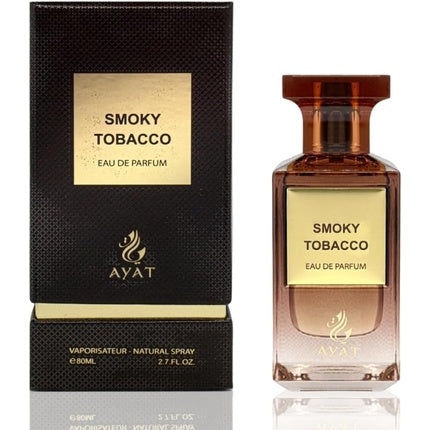 AYAT Perfumes Eau De Parfum Fancy Series 80ml from Dubai - Oriental & Fruity Scent - Unisex Fragrance - Smoky Tobacco