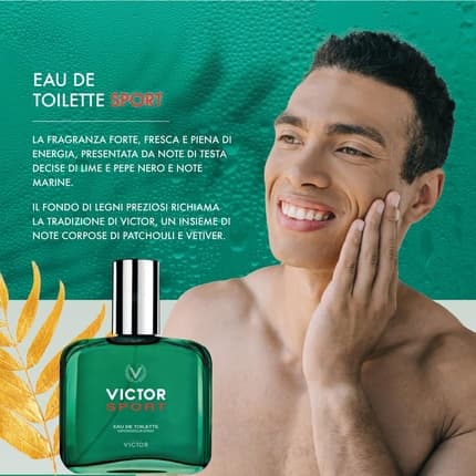 Victor Manuelle Victor Sport 's Fragrance Eau de Toilette (EDT) Homme 100ml