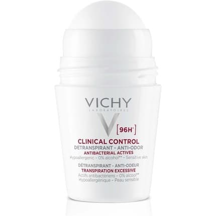 Vichy Clinical Control Deodorant 96h Rollon Longlasting Protection Against Odor Déodorant (Déo) Mixte 50ml