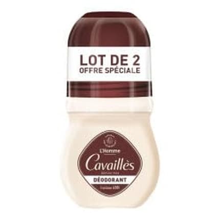 Rogé Cavaillés Cavaillès Dermato Deodorant Fresh 48 Hours Roll-On x 2 Lemon and Rosemary Scent Bottle 100% Recycled & Recyclable Déodorant (Déo) Homme 50ml