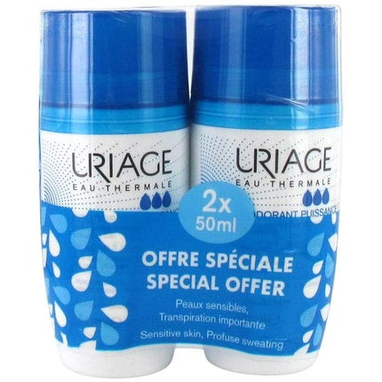 Uriage Power Roll-On Deodorant 50ml - Pack of 2 Maison des fragrances