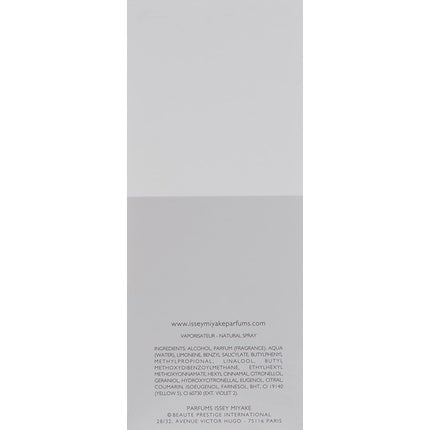 L'eau d'Issey Pour Homme by Issey Miyake 3.3oz Eau de Toilette Fraiche Spray Citrus Fresh Issey Miyake