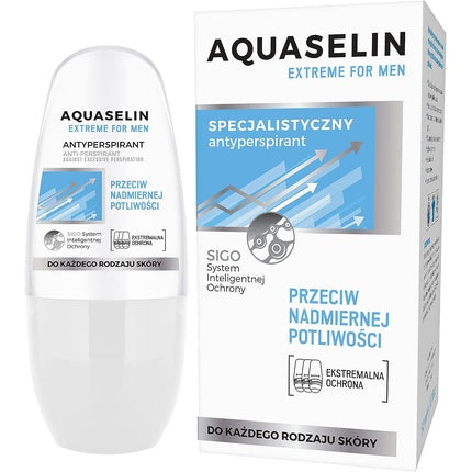 Aquaselin Extreme Men Specialist Antiperspirant Roll-On 50ml Aquaselin