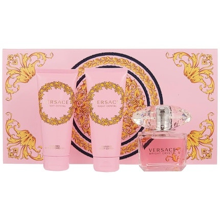 Versace  Bright Crystal Eau de toilette 90ml + body lotion 100ml + shower gel 100ml Set Versace