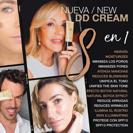 Atashi Anti-Ageing DD Cream Treatment without Makeup Color Retinol Airless Nude Beige Shadow SPF15 50ml