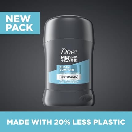 Dove +Care Clean Comfort Deodorant Stick Déodorant (Déo) Homme 50ml