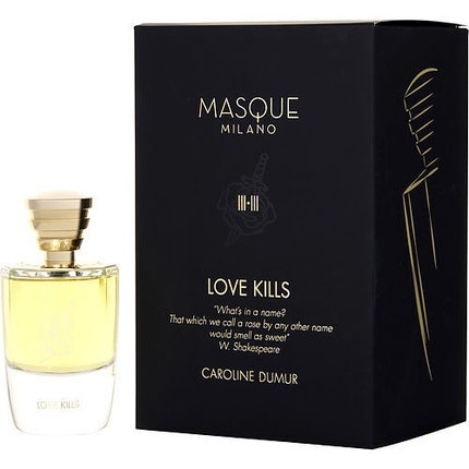 Masque Love Kills par Masque Milano Eau de Parfum spray 3.4 oz, 1oz équivaut à 30ml Masque Love Kills