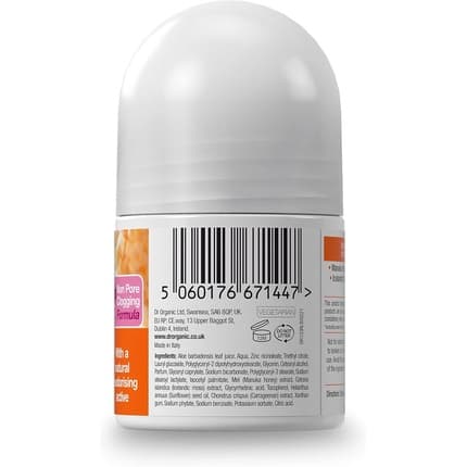 Dr Organic Manuka Honey Deodorant Déodorant (Déo) Mixte 50ml