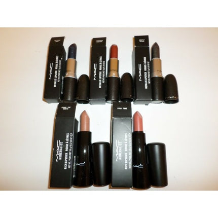 MAC Metallic Mineralize Rich & Powder Kiss Love Me Lipstick F/S 3g & 3.6g