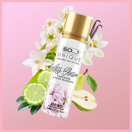 So… So...? Unique 's White Blossom Body Mist Fragrance Eau de Toilette (EDT) Femme 150ml