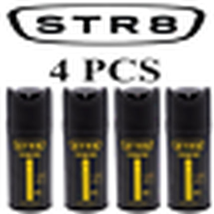 STR8 Men Ahead Deodorant Body Spray 48h Freshness 150ml - Pack of 4 Str8